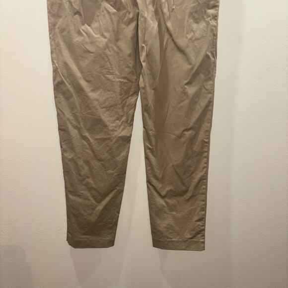 New Mango Suit High-Waisted Belted Trousers โ Size 4 Khaki Business Pants - Picture 10 of 15